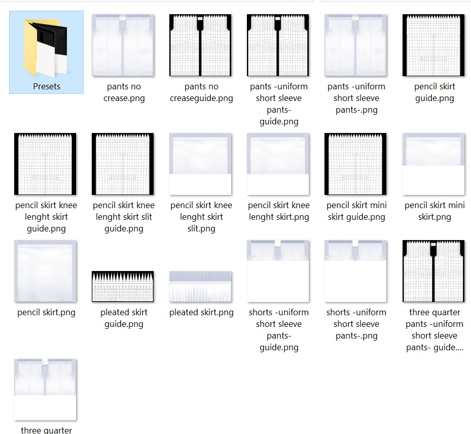 VRoid Stable Preset and Base Texture Collection Mega-pack + Beta Converted Skins