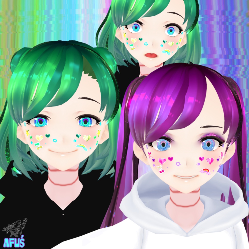KSDR1 Eyes ♡ Free VRoid Iris Textures b KaitoSai