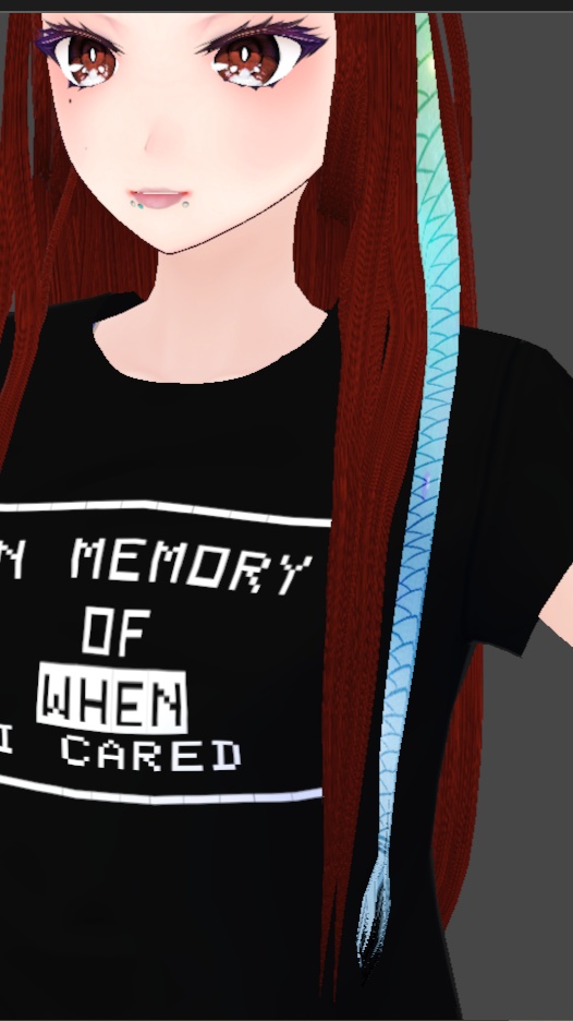 Braid Overlay for VRoid Hair