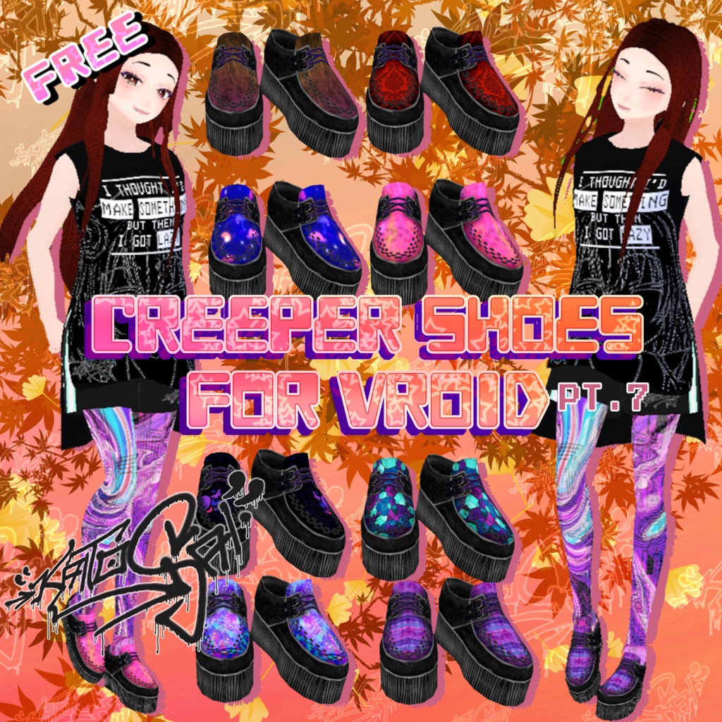Black Suede Creeper Plattform Shoes ♡Gothic/Alternative/Rockabilly/Grunge Fashion♡