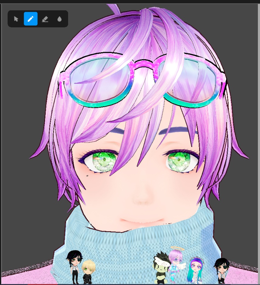 KSDR3 Eyes ♡ Free VRoid Iris Textures by KaitoSai