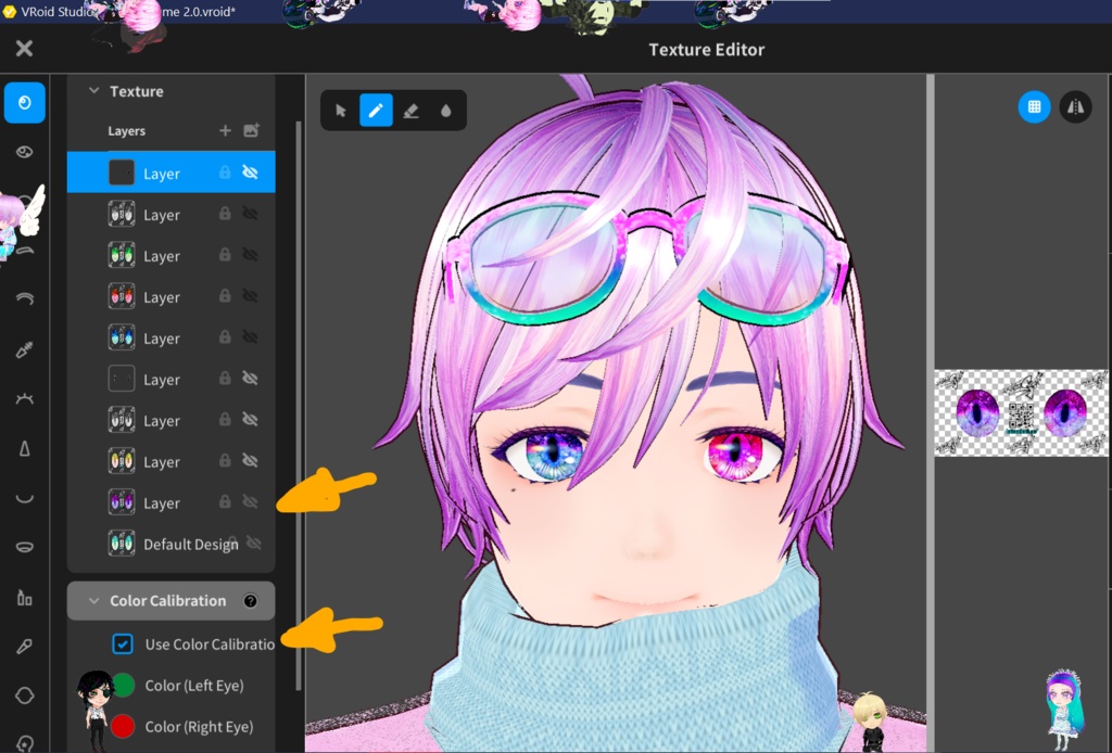 KSDR3 Eyes ♡ Free VRoid Iris Textures by KaitoSai