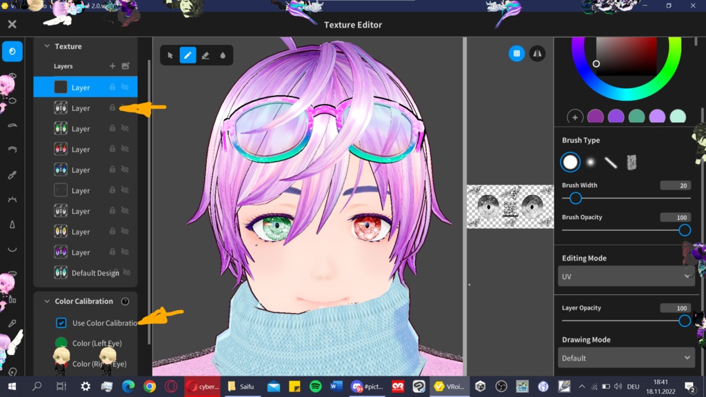 KSDR3 Eyes ♡ Free VRoid Iris Textures by KaitoSai