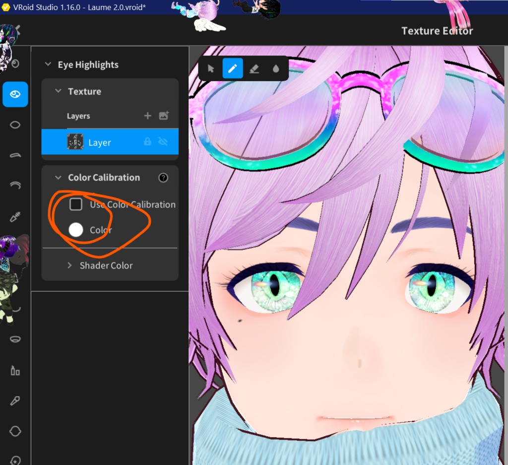 KSDR3 Eyes ♡ Free VRoid Iris Textures by KaitoSai