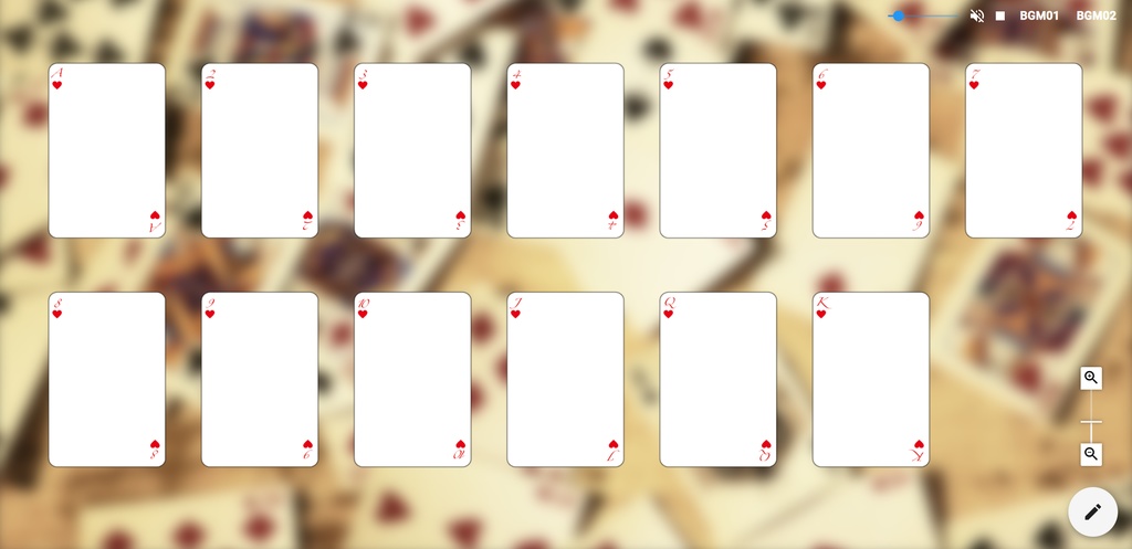 【無料・投げ銭】トランプ風PC駒置き場