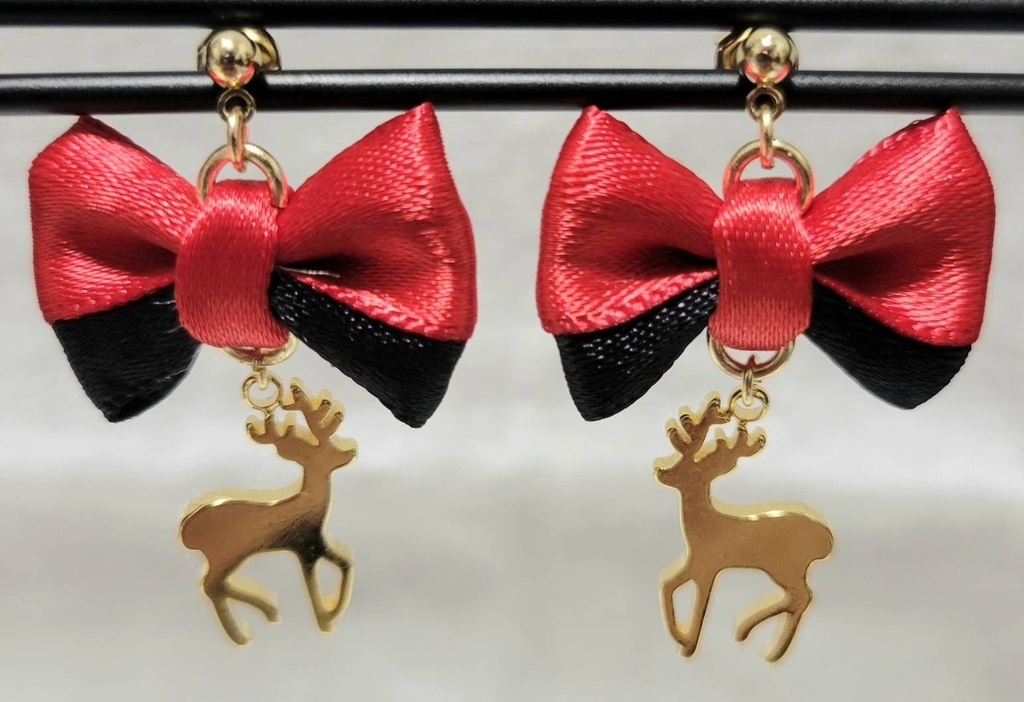 Hazbin Hotel🎀アラスター🦌イメージアクセサリー❤️ピアス