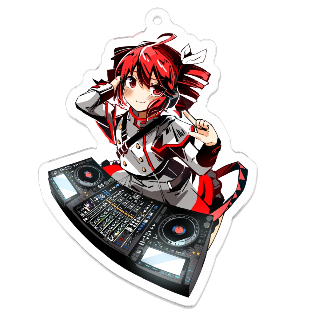 DJテトアクリルキーホルダー（中）