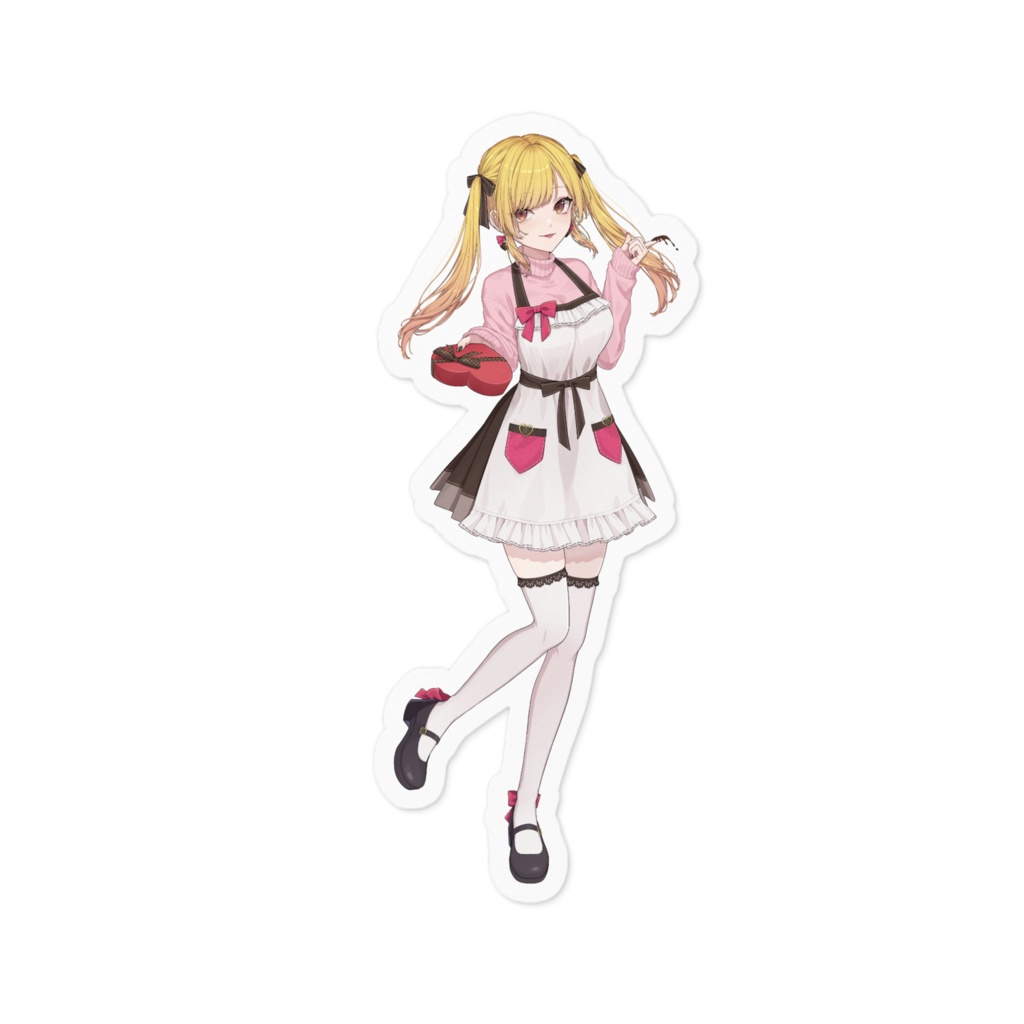 いおらバレンタインステッカー
