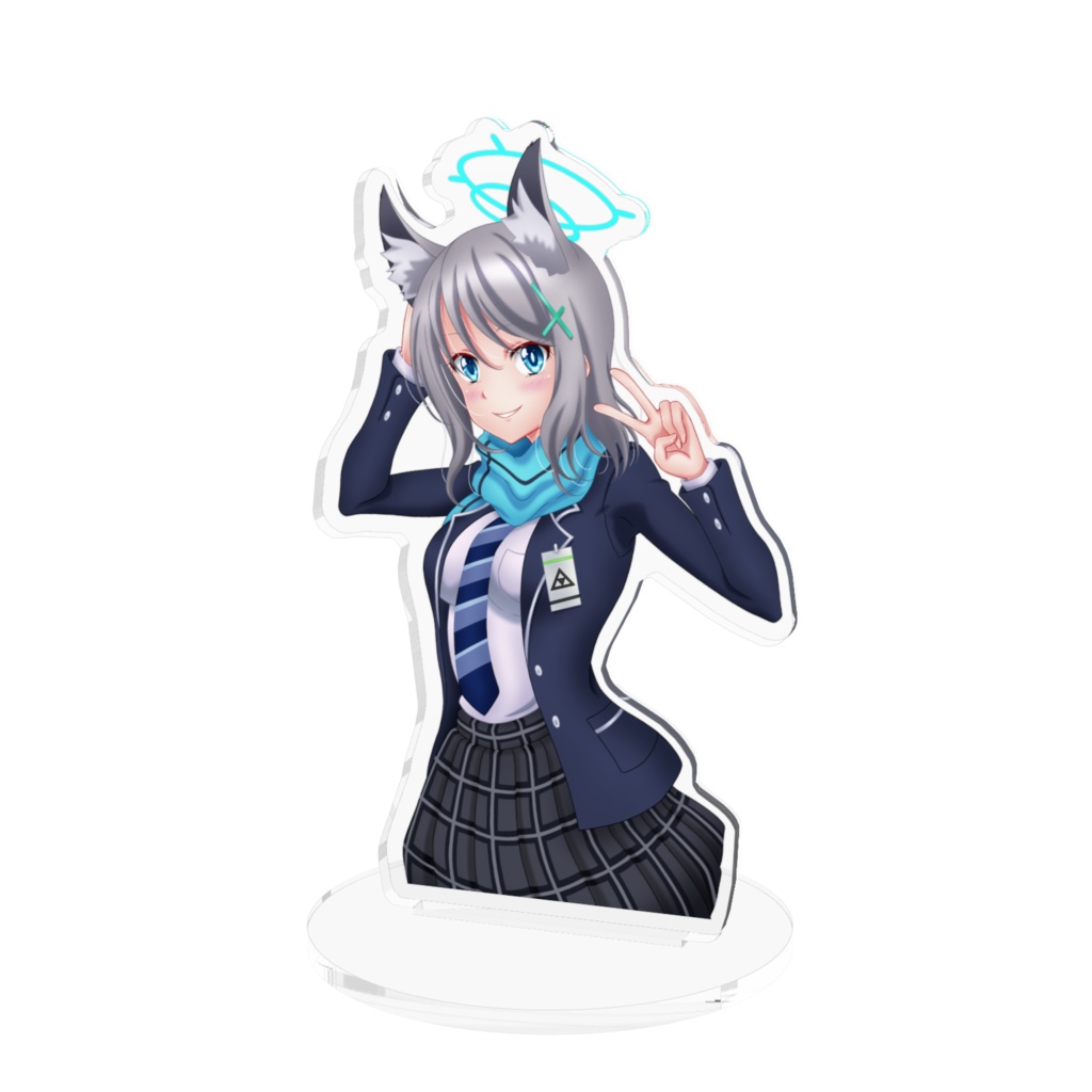 ブルーアーカイブ 砂狼シロコ 同人アクリルフィギュア