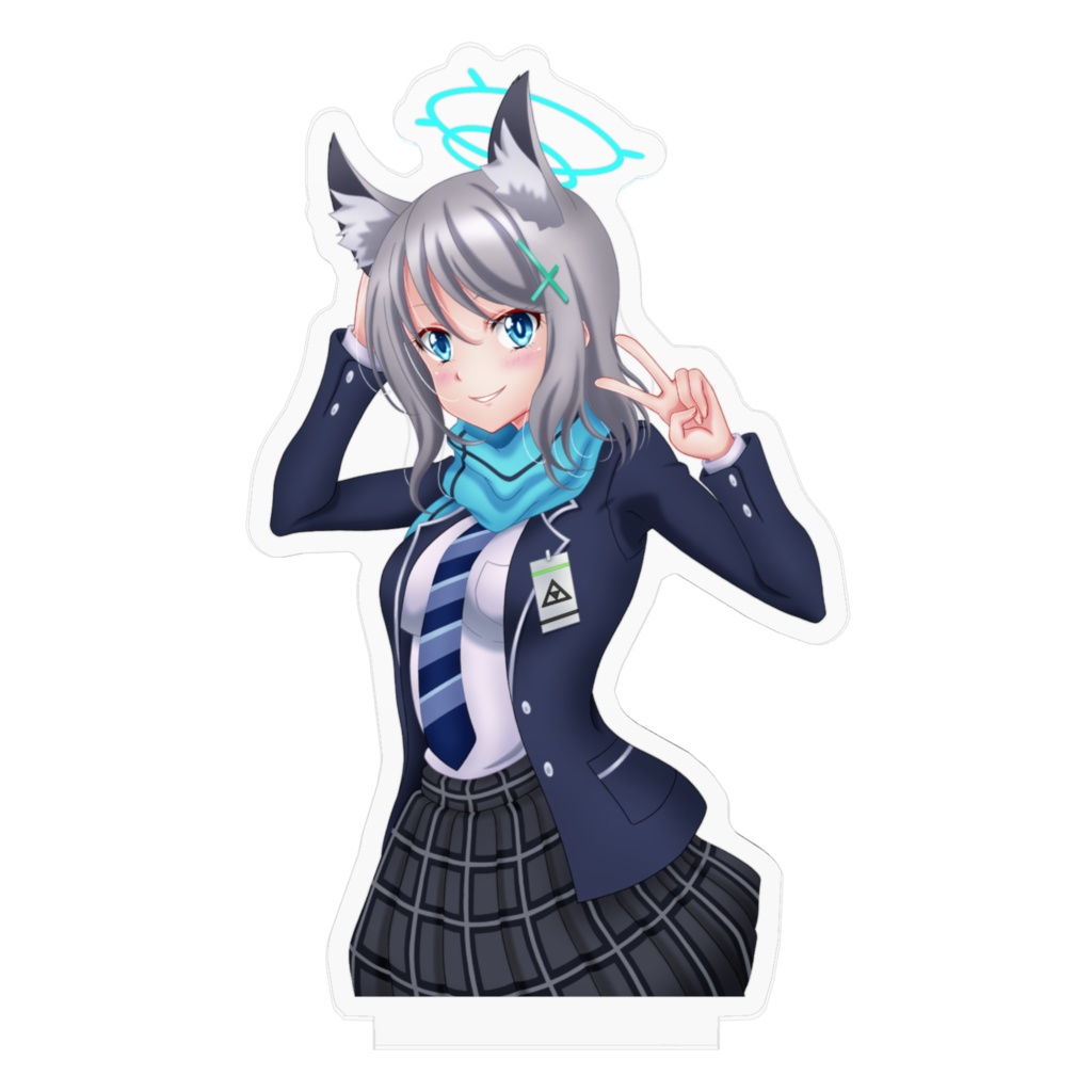 ブルーアーカイブ 砂狼シロコ 同人アクリルフィギュア