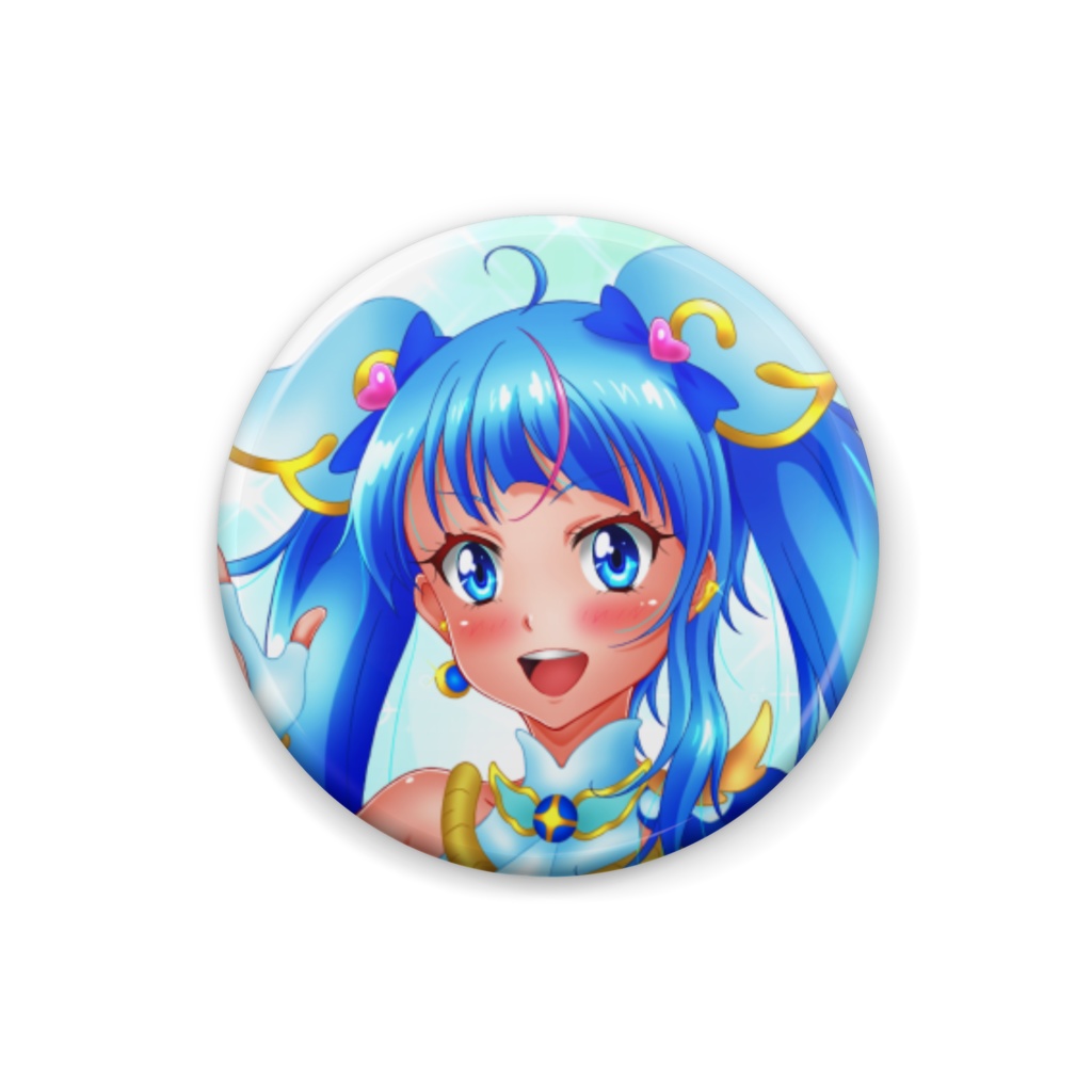 ひろがるスカイ！プリキュア キュアスカイ 同人缶バッジ