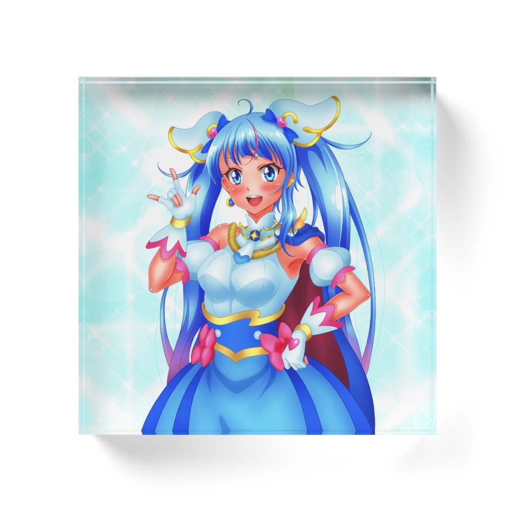 ひろがるスカイ!プリキュア キュアスカイ 同人アクリルブロック