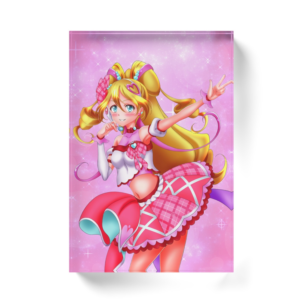 キミとアイドルプリキュア♪ キュアアイドル 同人アクリルブロック