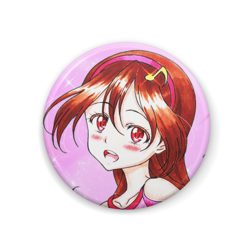 キミとアイドルプリキュア♪ 咲良うた 同人缶バッジ