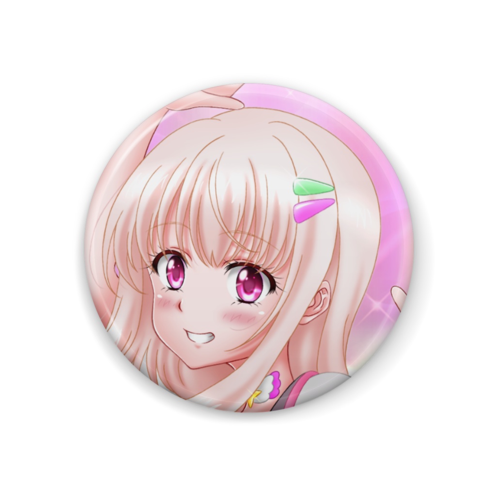 キミとアイドルプリキュア♪ 田中ぷりん 同人缶バッジ