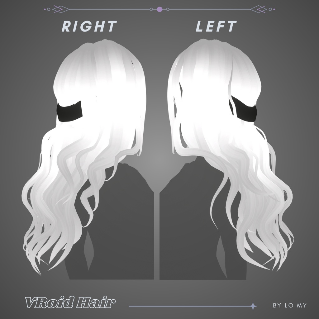 【VRoid】Hair Preset Bandana