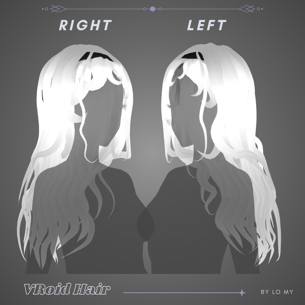 【VRoid】Hair Preset Bandana