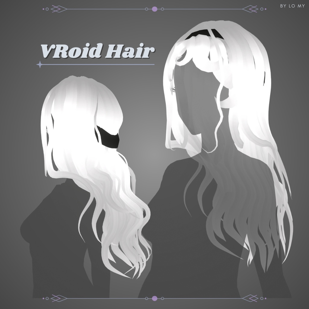 【VRoid】Hair Preset Bandana