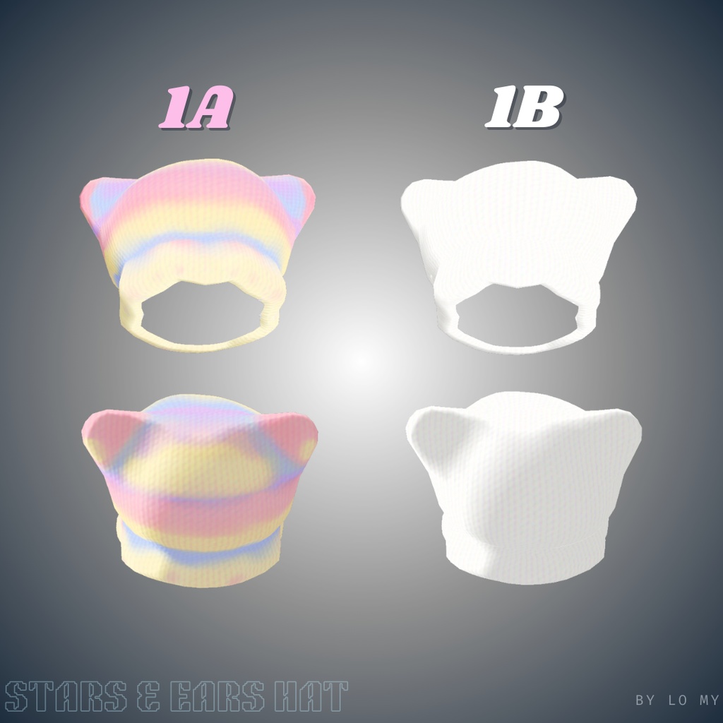 Stars & Ears Knit Hat / Beanie