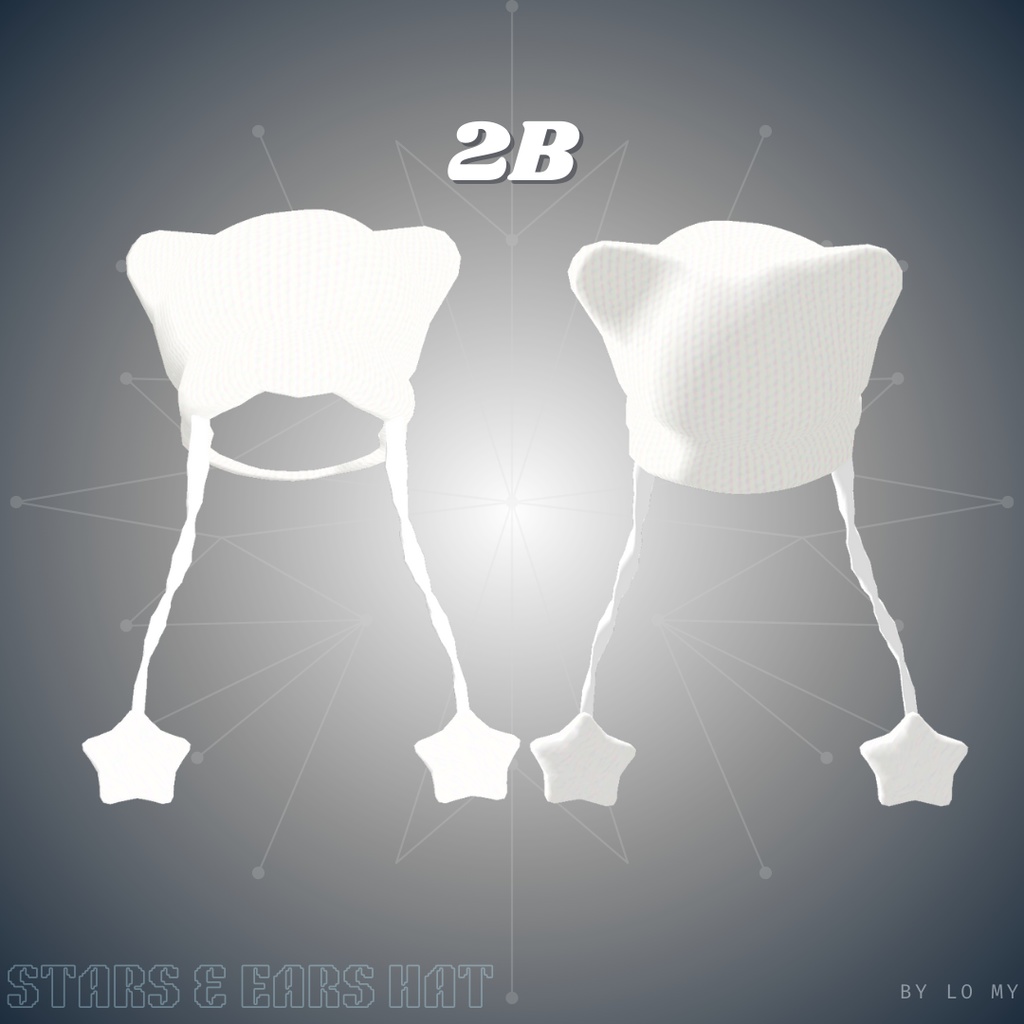 Stars & Ears Knit Hat / Beanie