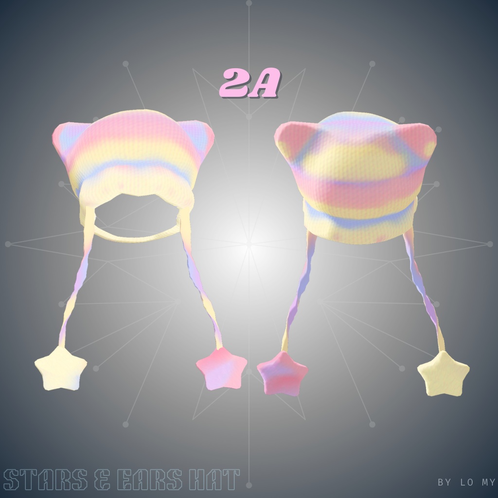 Stars & Ears Knit Hat / Beanie