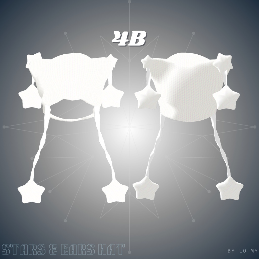 Stars & Ears Knit Hat / Beanie