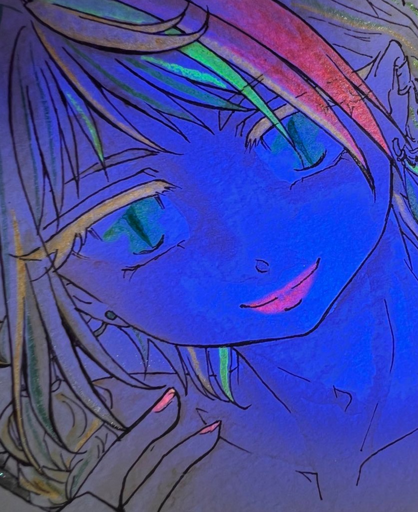 ポストカード原画【派手好きのザナ】