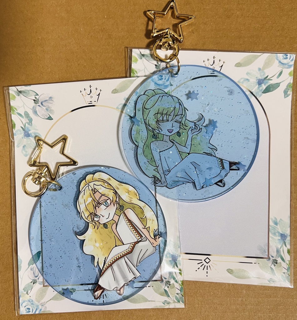 星の砂アクリルキーホルダー（両面）