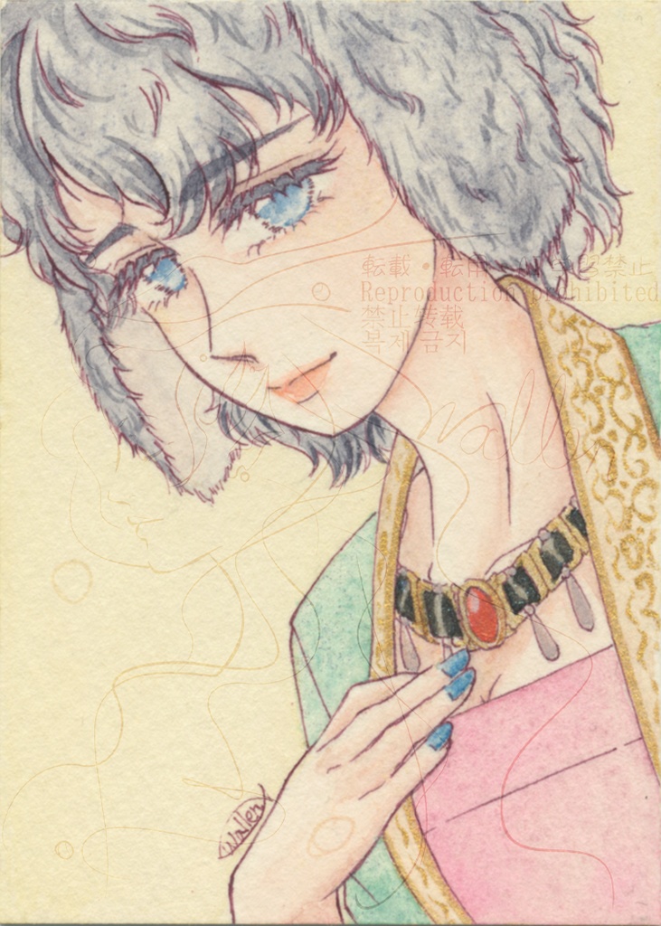 ATC原画「はね・みみ・しっぽ」