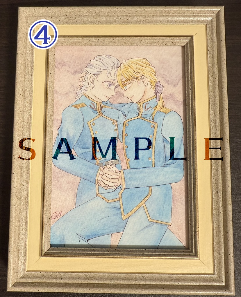 【額装作品】二人の時間