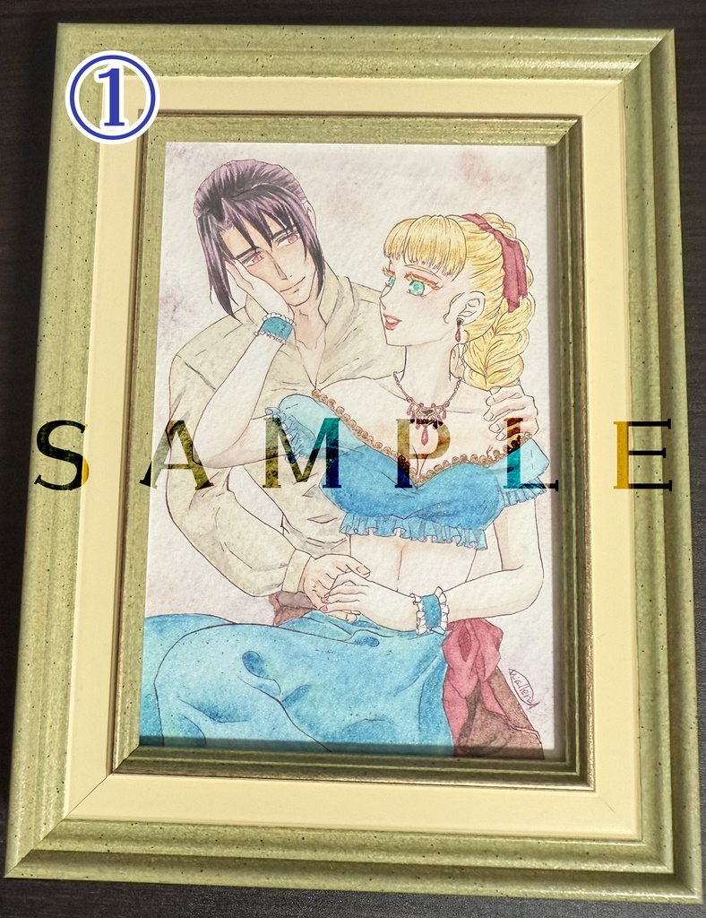 【額装作品】二人の時間