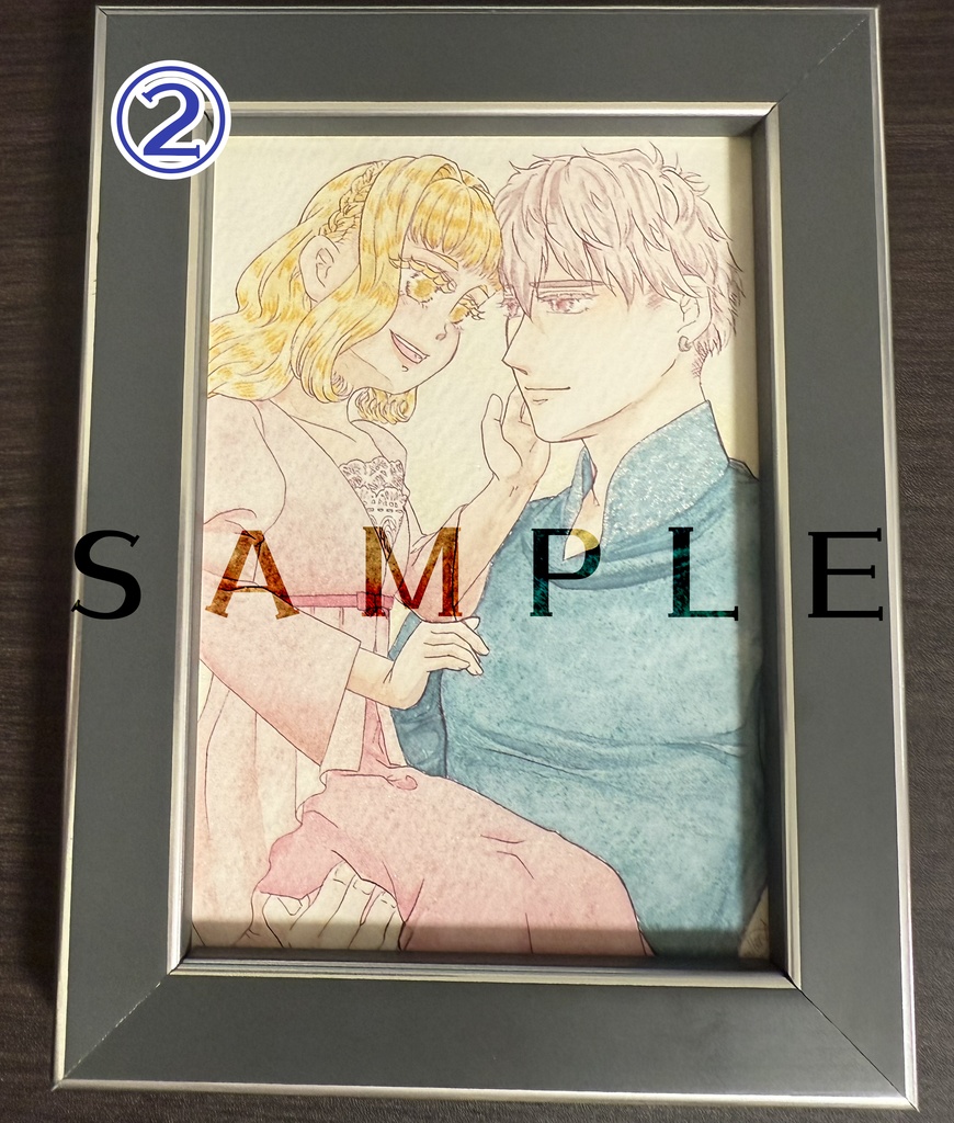 【額装作品】二人の時間