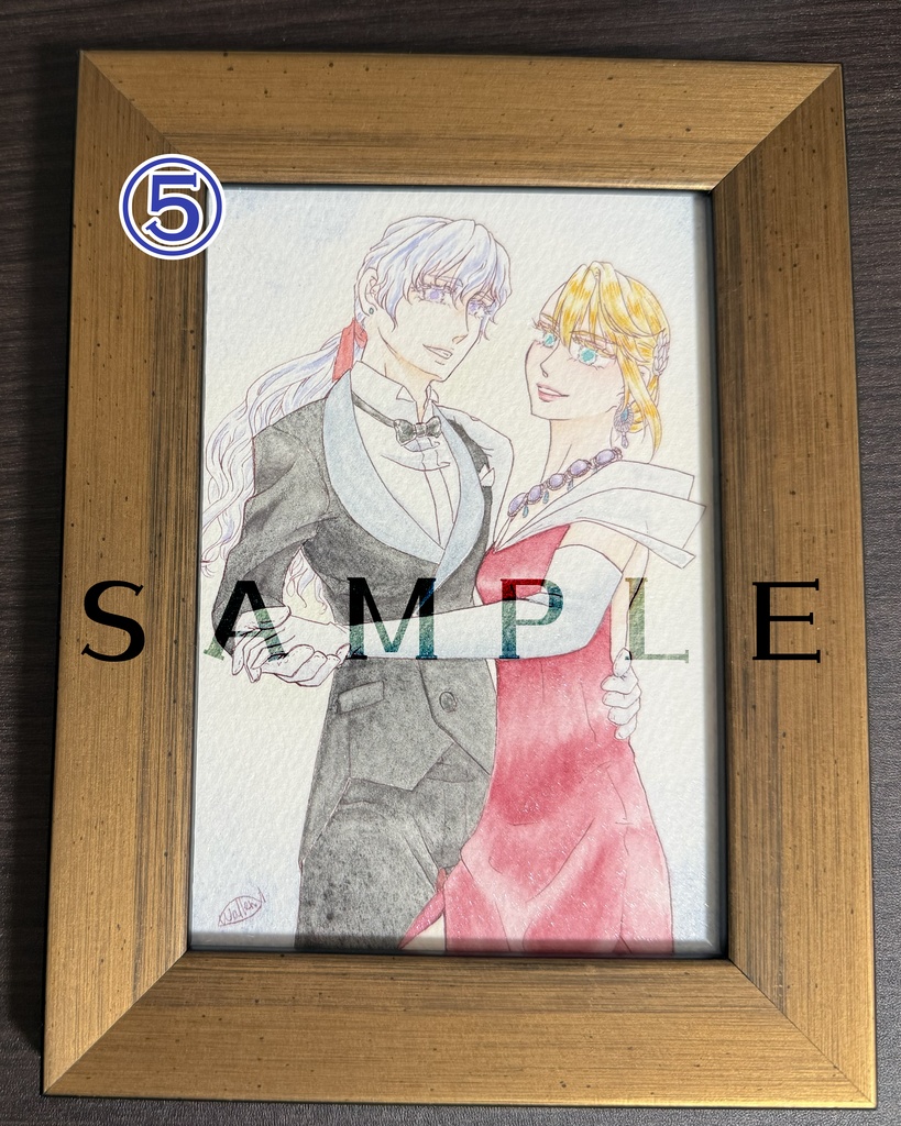 【額装作品】二人の時間