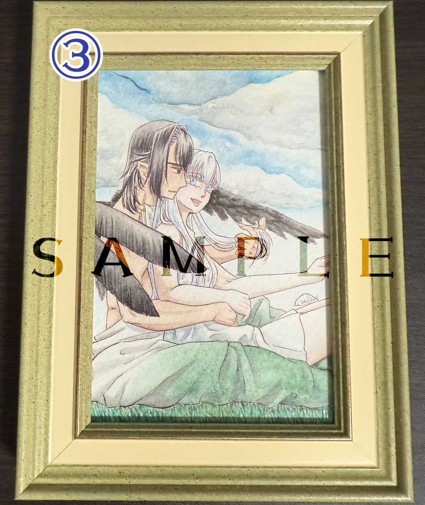 【額装作品】二人の時間