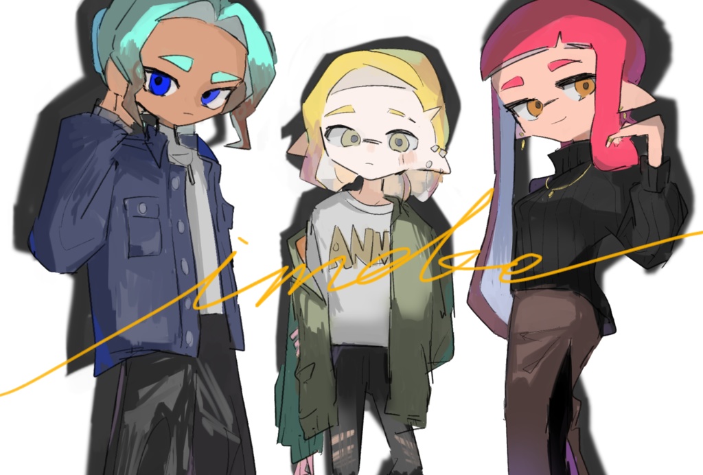 うちのこ雑誌風ポストカード