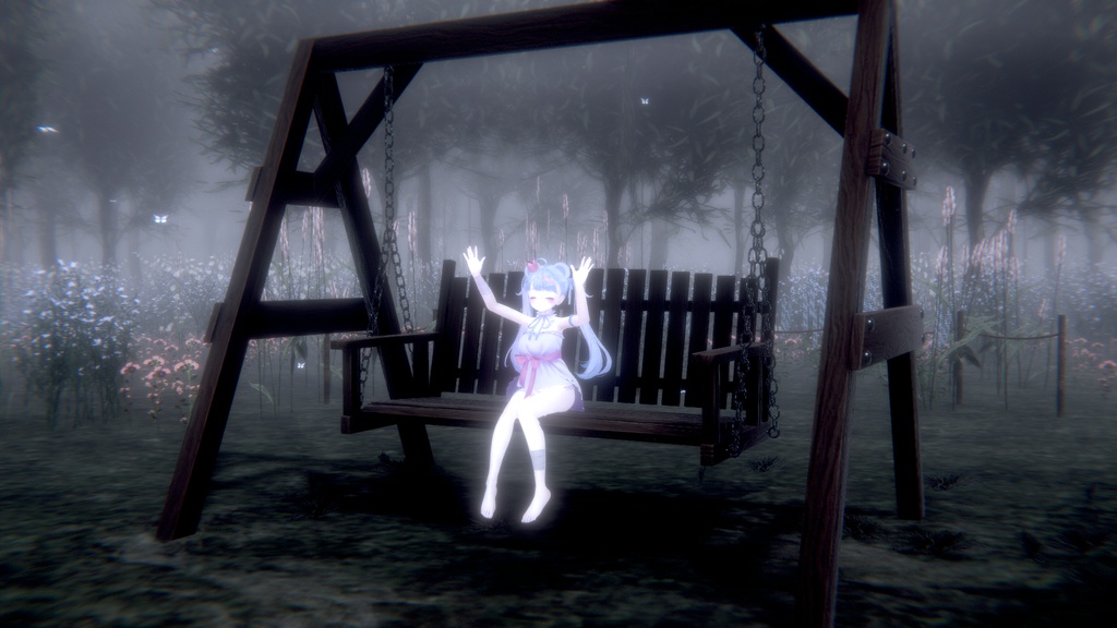 スウィングベンチ Swing Bench 漕げるギミック付き #Lunenoa