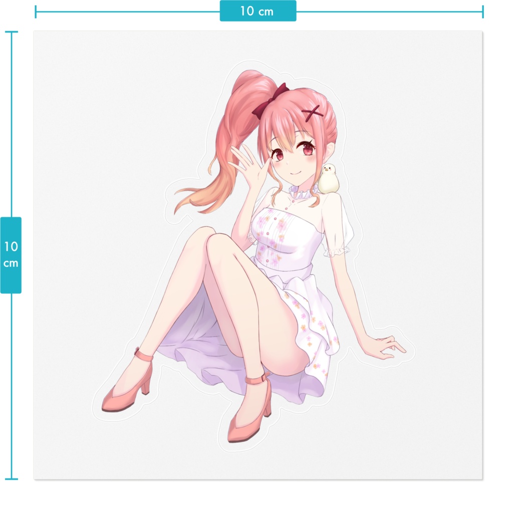 胡桃ろんステッカーA