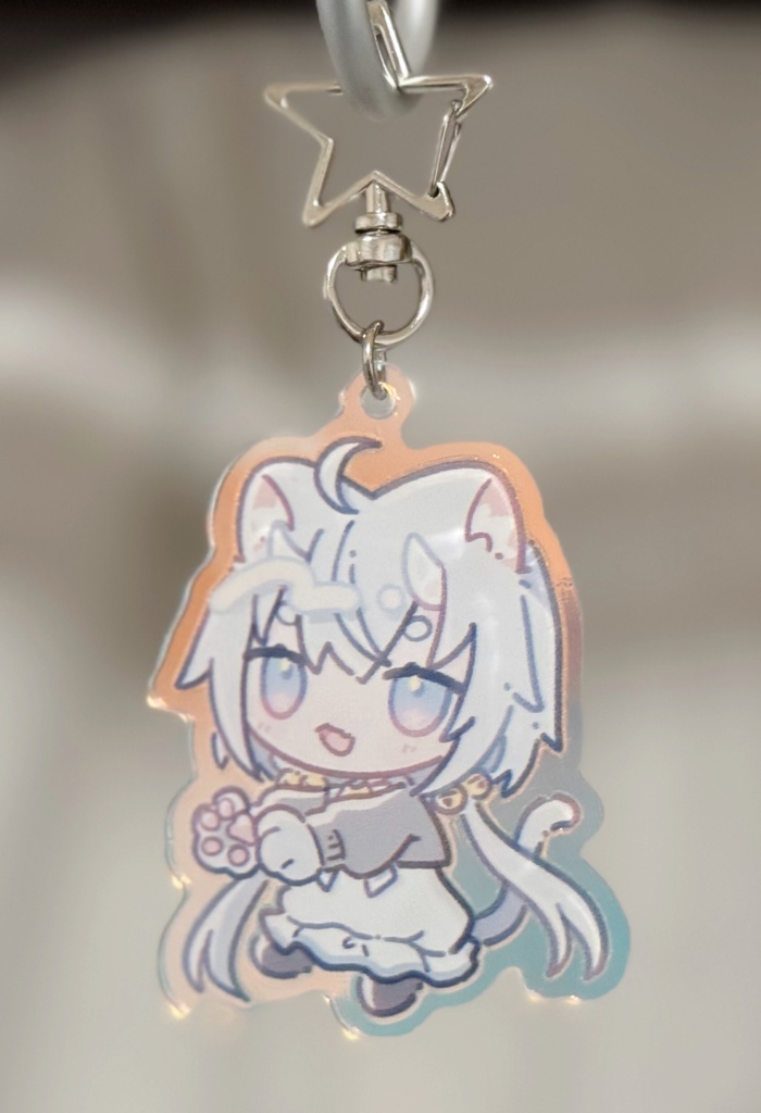 猫鈴こづえ　オーロラアクリルキーホルダー