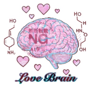 Love Brain ワンポイントジップパーカー