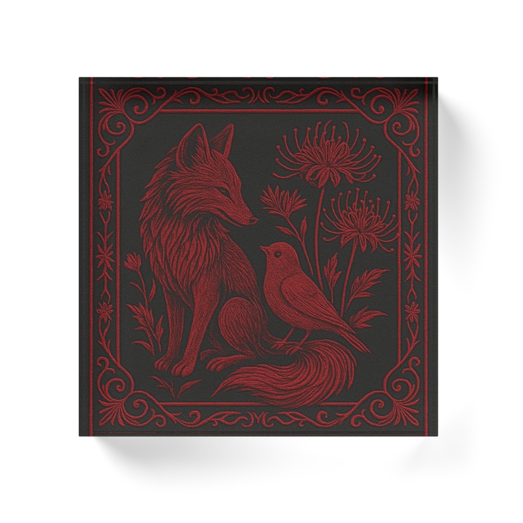 🦊寿雛🐥アクリルブロック