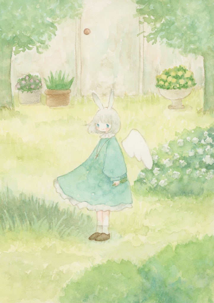 ポストカード「わたしのお庭へようこそ」