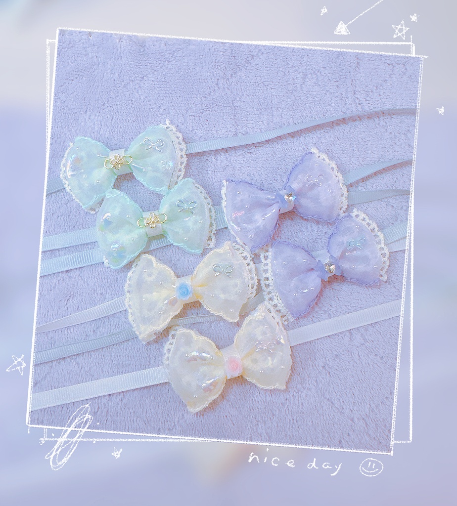 ꕤ︎︎ ちみけも ぬい用 スタイ ヘッドドレス ꕤ︎︎
