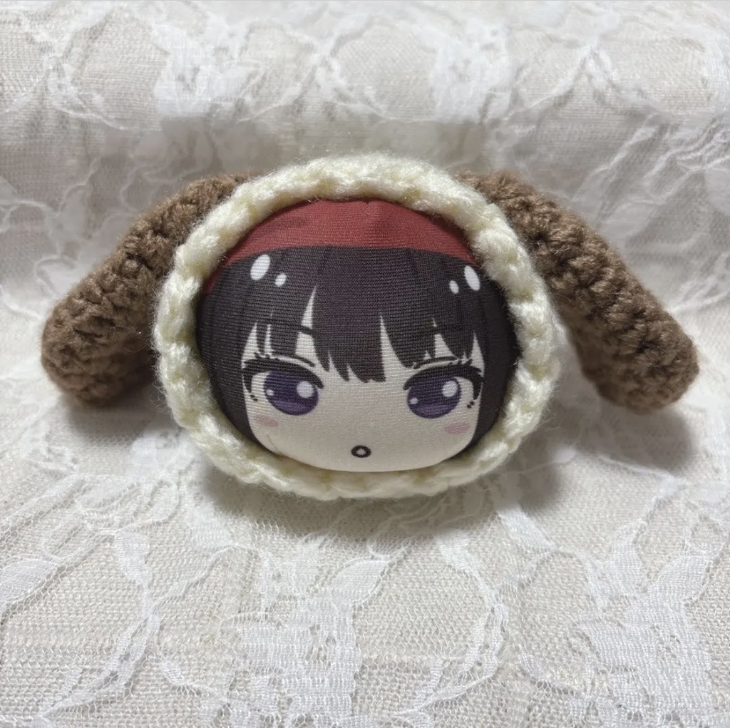 おまんじゅうにぎにぎマスコット　着ぐるみ　犬