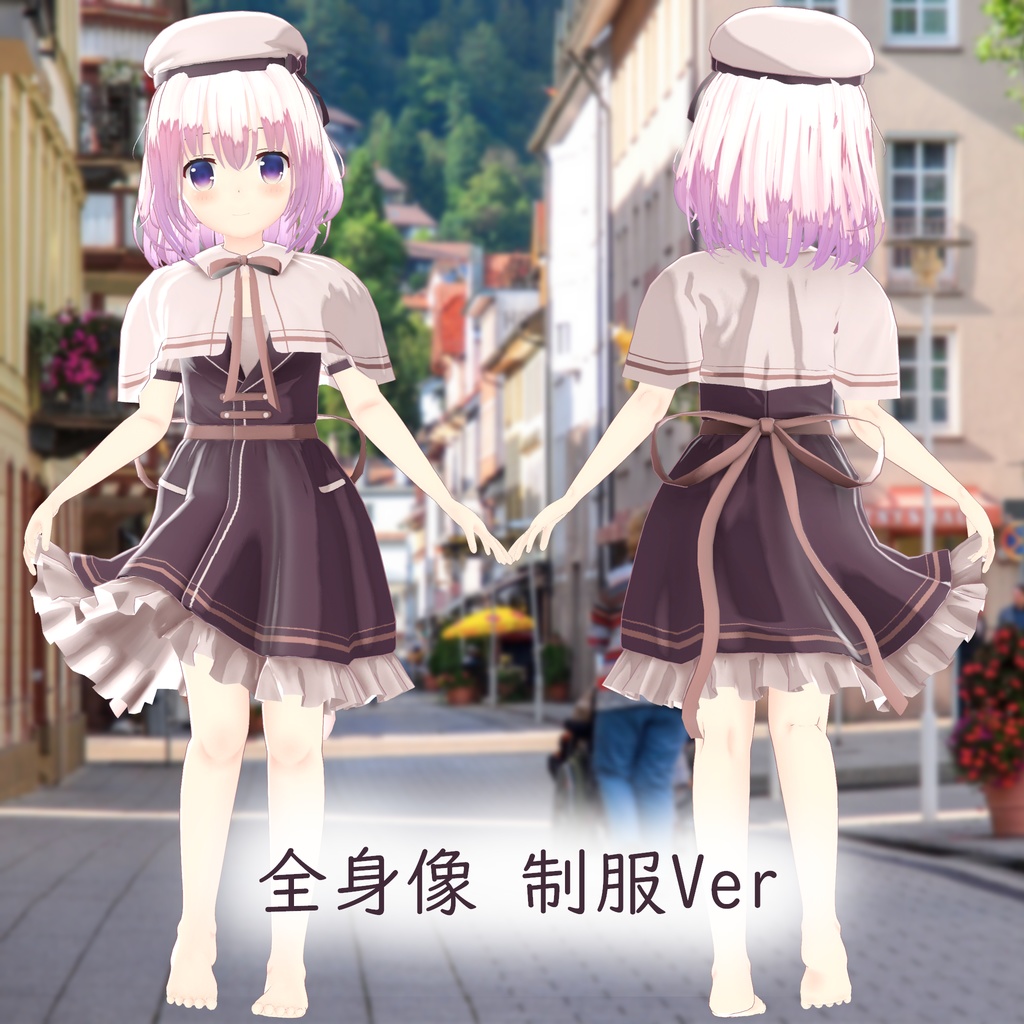 VRChat向けオリジナルモデル サフラン