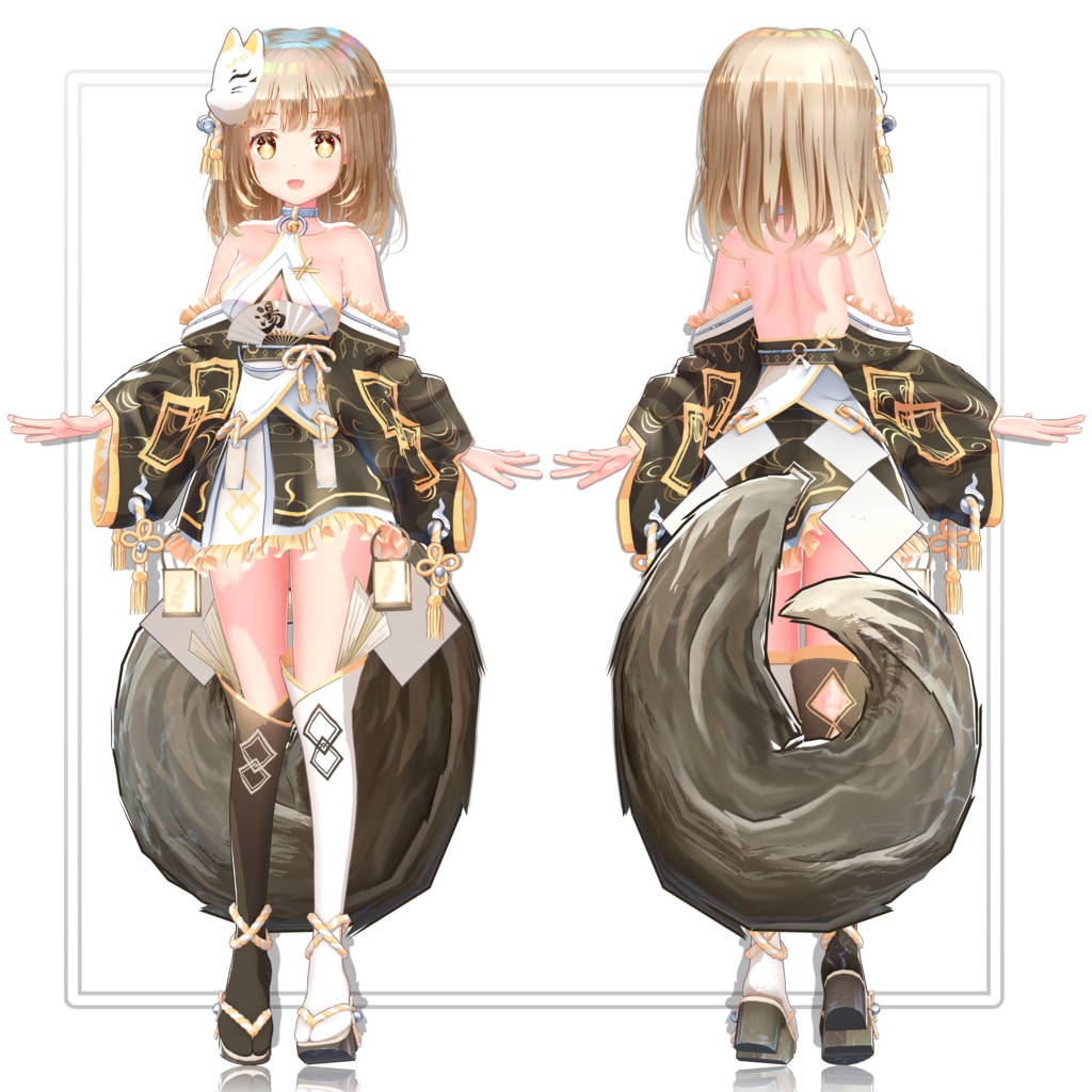 【3Dアバター】すずな【VRChat/VRM/パーフェクトシンク】