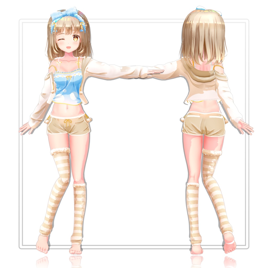 【3Dアバター】すずな【VRChat/VRM/パーフェクトシンク】