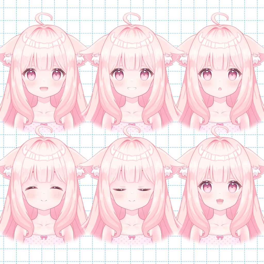 【3Dアバター】- あまふわ AmaFuwa -【VRChat/VRM/パーフェクトシンク】