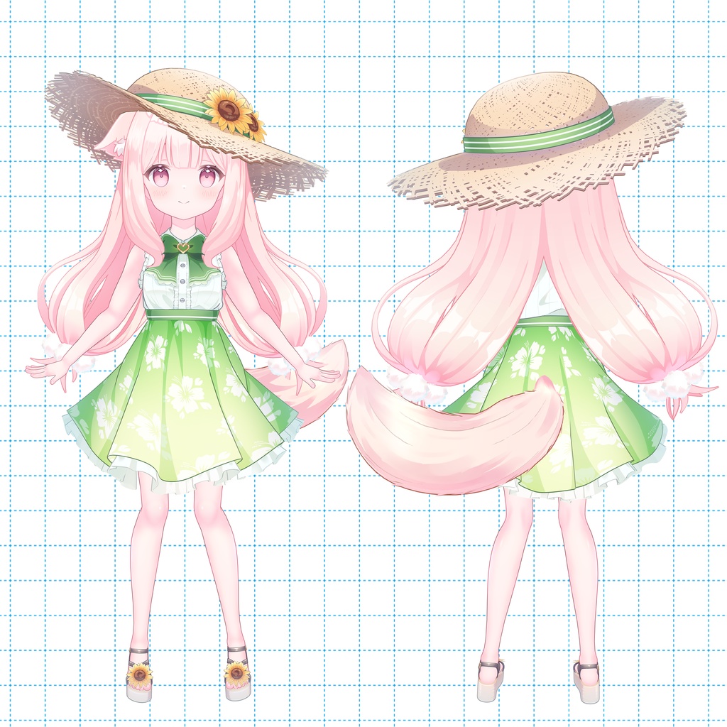 【3Dアバター】- あまふわ AmaFuwa -【VRChat/VRM/パーフェクトシンク】