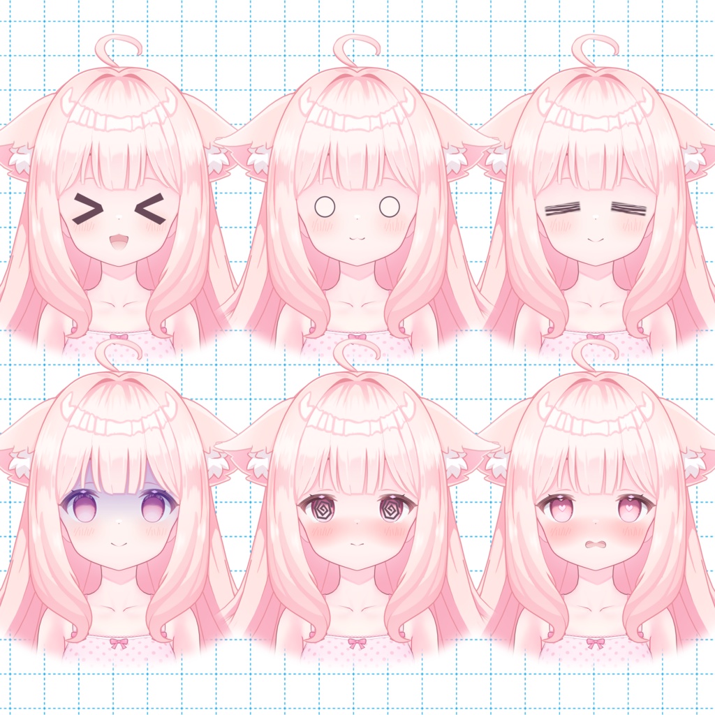 【3Dアバター】- あまふわ AmaFuwa -【VRChat/VRM/パーフェクトシンク】