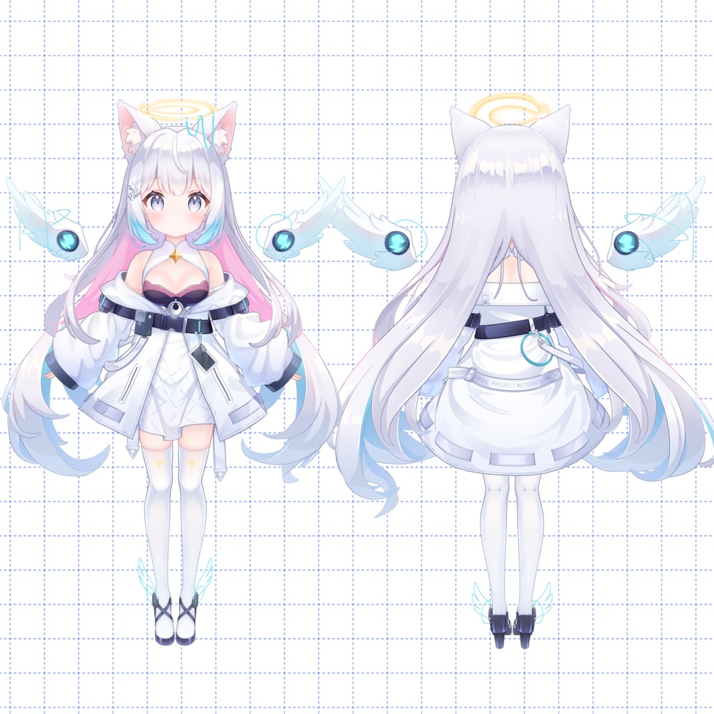 【3Dアバター】- つきの Tukino-【VRChat/VRM/パーフェクトシンク】